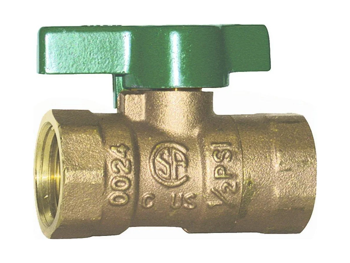 A.Y. McDonald 4901-111 T-handle gas ball valve