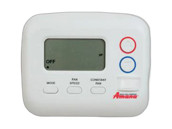Amana HVAC DSA02NO Non-programmable thermostat in white