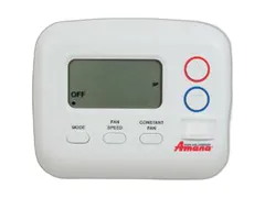 Amana HVAC DSA02NO Non-programmable thermostat in white