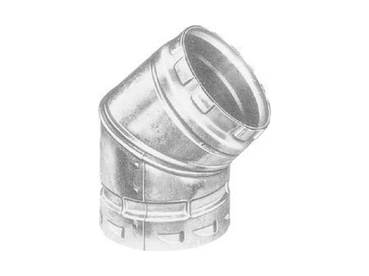American Metal Products 4E45 B-vent elbow