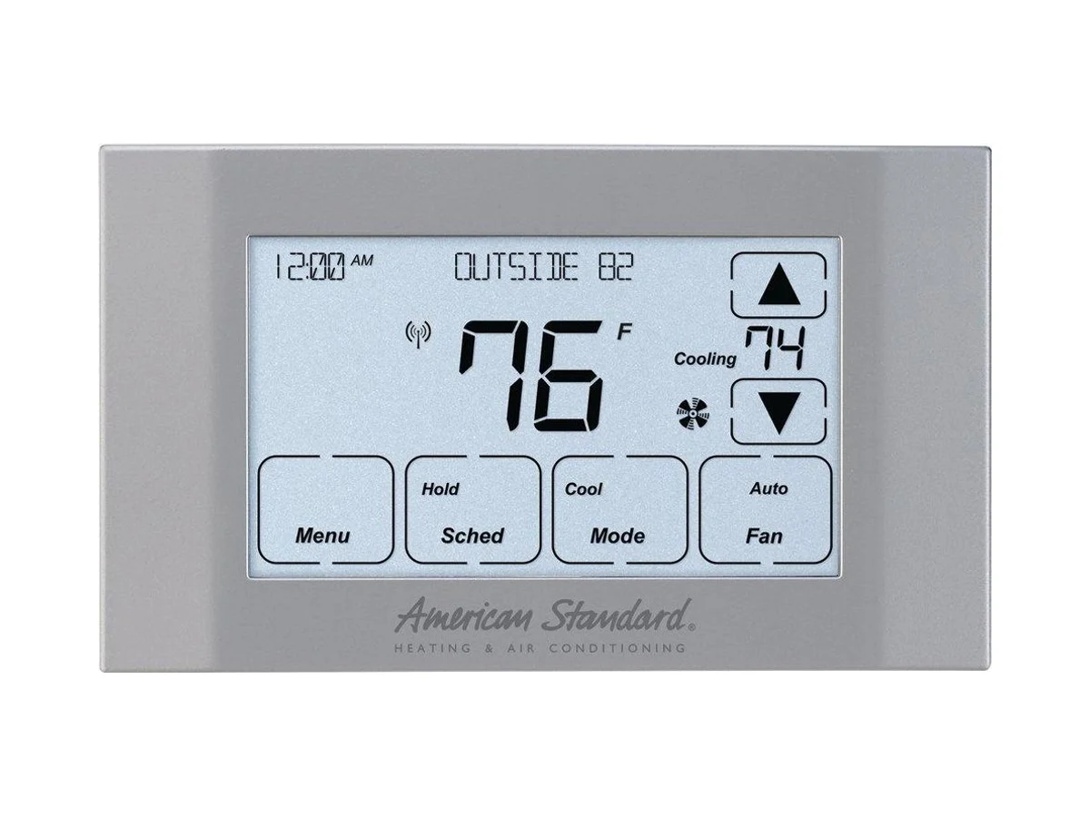American Standard HVAC ACONT724AS42DA Programmable thermostat in grey