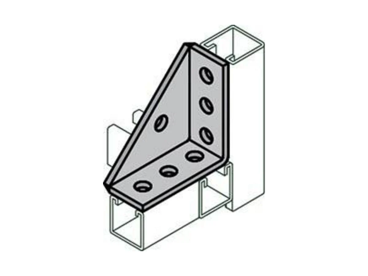 Anvil-Strut 2400241200 Electro-galvanized universal angle bracket