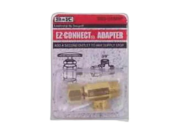 B & K Industries EZ Connect 993-016NL Brass valve tee