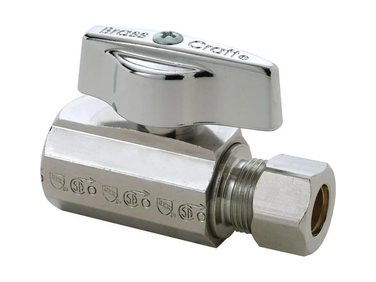 BrassCraft KTR10X C Valve in chrome plated
