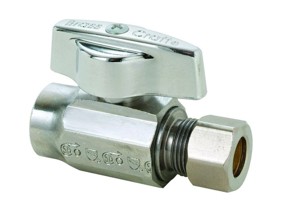 BrassCraft KTR14X C Valve in polished chrome