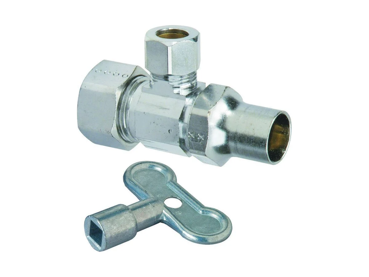BrassCraft STCR1920AX C Valve in polished chrome
