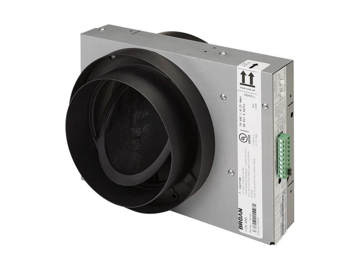 Broan-NuTone Fresh In FIN-6MD Motorized damper galvannealed steel
