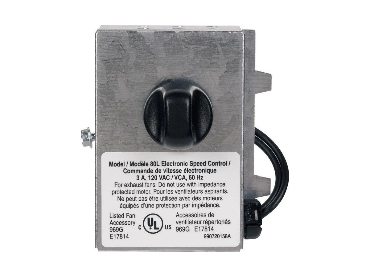 Broan-NuTone 80L Hvac fan control
