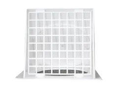 Builder's Best 111381 Dryer vent in white