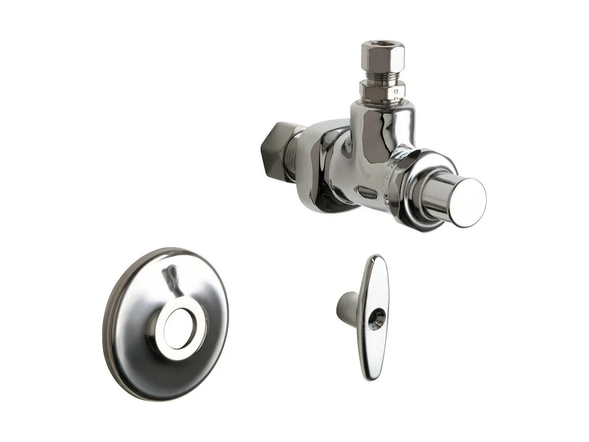 Chicago Faucets 1023-ABCP Valve in polished chrome
