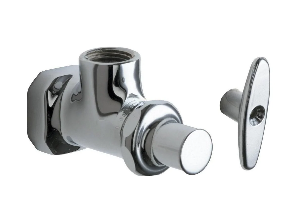 Chicago Faucets 442-LKABCP Valve in polished chrome