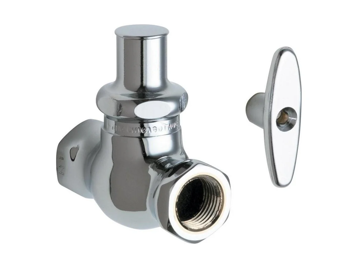 Chicago Faucets 45-LKABCP Valve in polished chrome