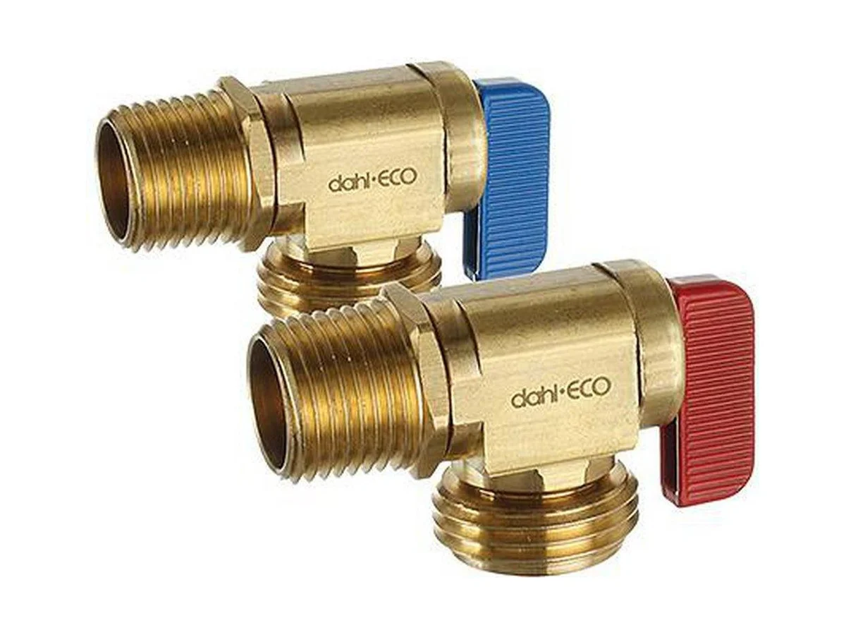 dahl Valve Mini-Ball 621-01-04-PK2 Mght boiler drain valve