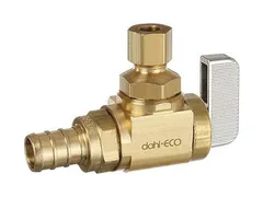 dahl Valve Mini-Ball 621-PRPX3-30-BAG Valve in rough brass