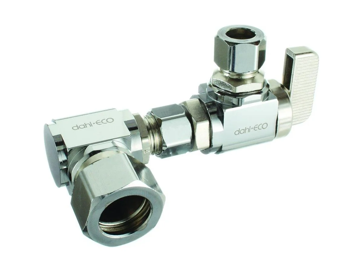 dahl Valve Mini-Ball E33-2386-A Valve in chrome plated
