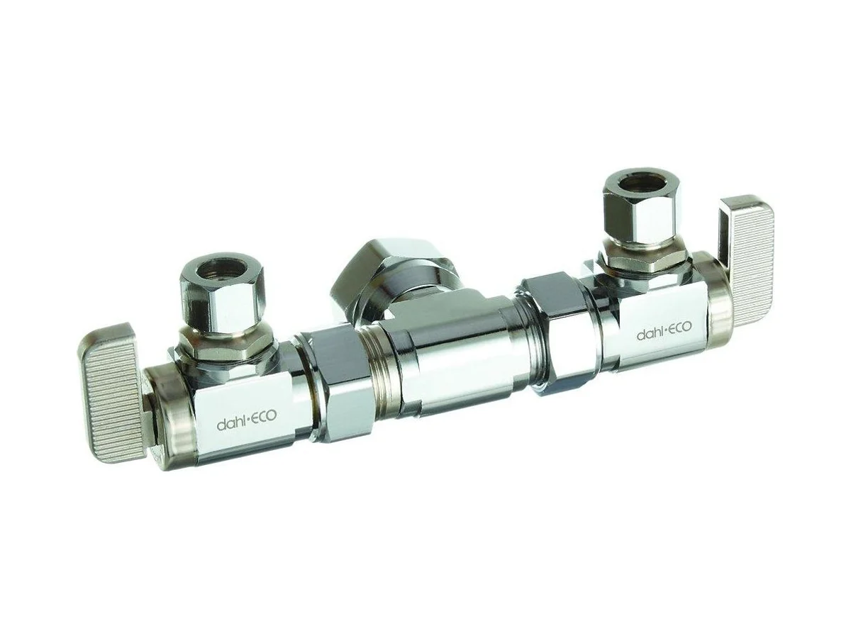 dahl Valve Mini-Ball E53-4001 Valve in polished chrome