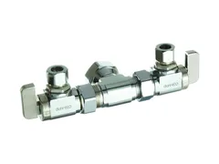 dahl Valve Mini-Ball E53-4001 Valve in polished chrome