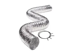 Deflecto Supurr-Flex F0405MSX/30 Dryer duct with clamp