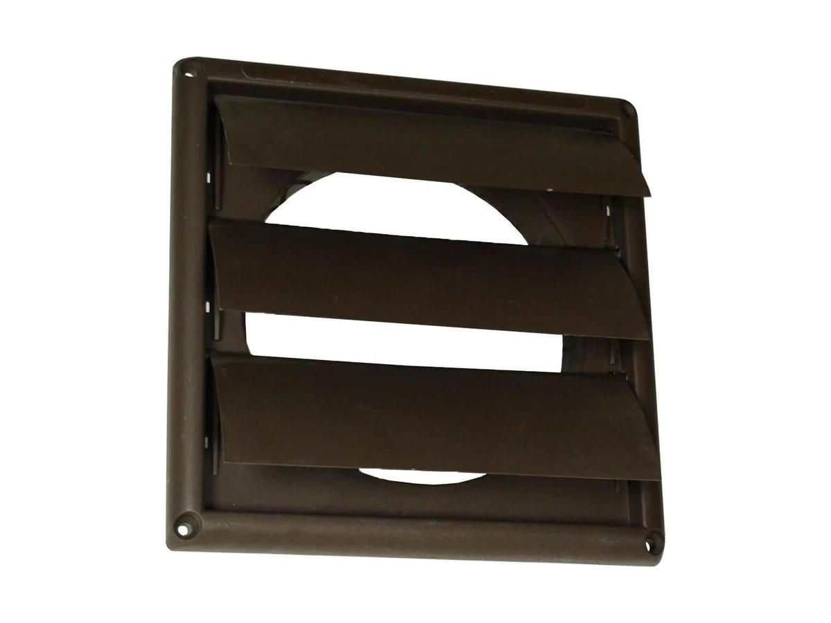 Deflecto Supurr-Vent HS4B48 Brown louvered hood