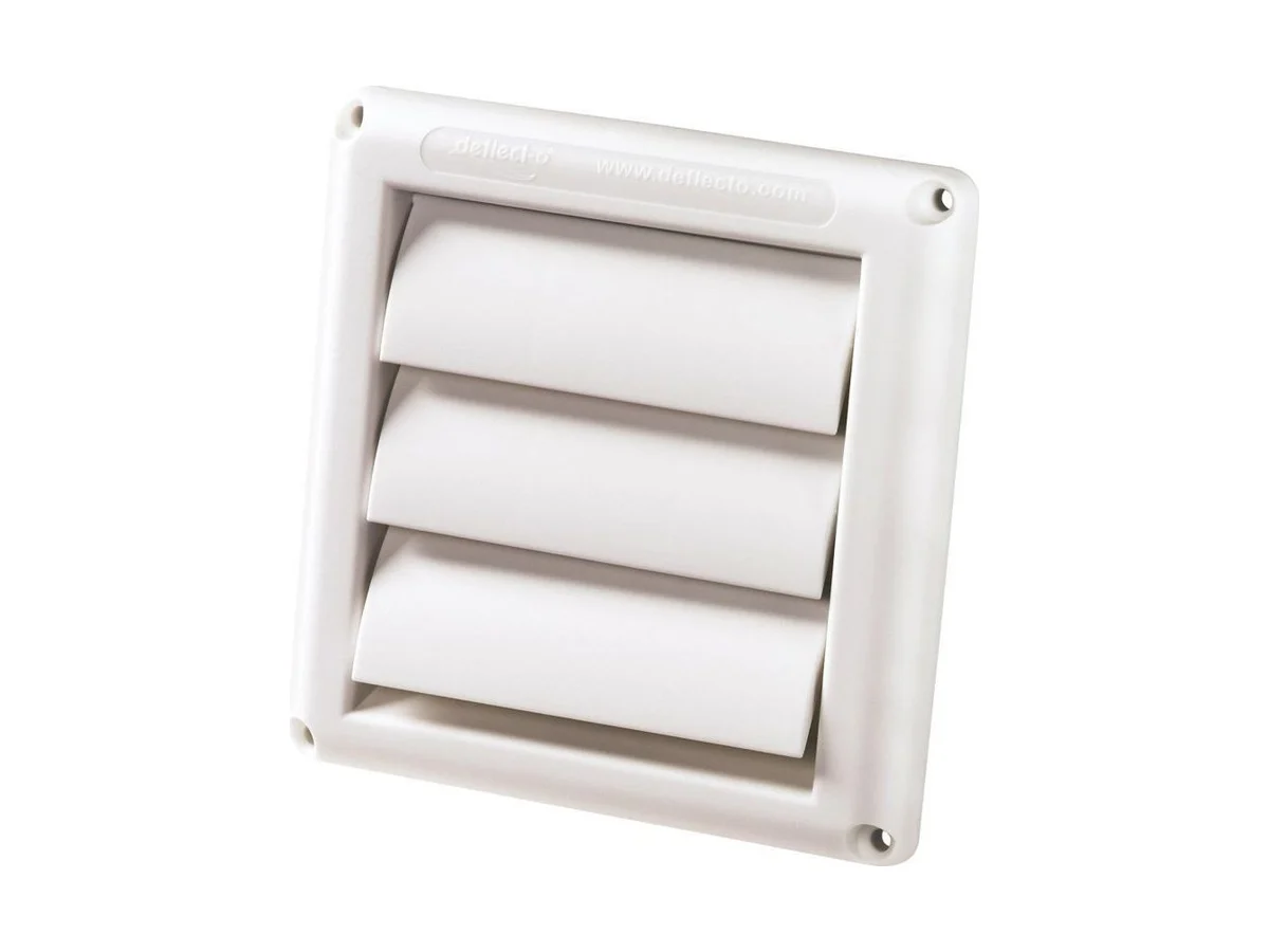 Deflecto Supurr-Vent HS4W48 White louvered hood