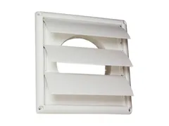 Deflecto Supurr-Vent HS6W/12 White louvered hood