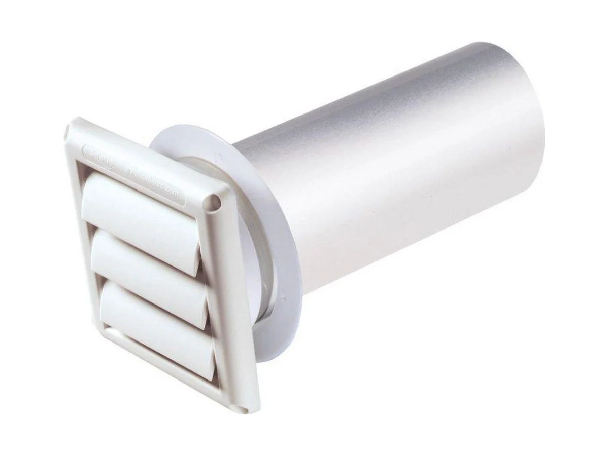 Deflecto Supurr-Vent SVHAW4/18 White louvered hood