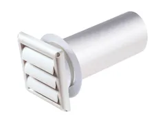 Deflecto Supurr-Vent SVHAW4/18 White louvered hood