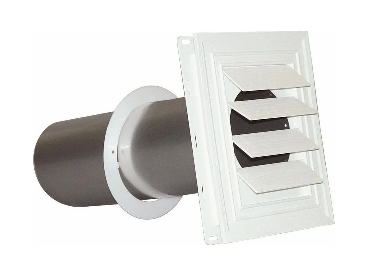 Deflecto Supurr-Vent SVHUW3 White louvered hood