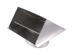 Deflecto DAHC8 Vent in silver aluminum