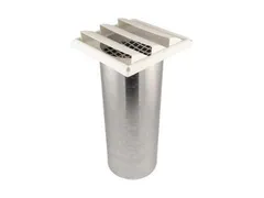 Deflecto SVMAW6 White louvered hood