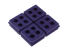 DiversiTech Iso-Cube ISO-2 Equipment pad natural rubber