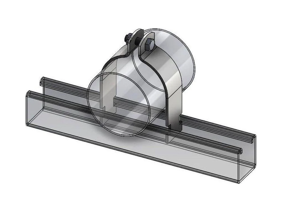 Empire Industries 8250SX0050 Stainless steel strut clamp