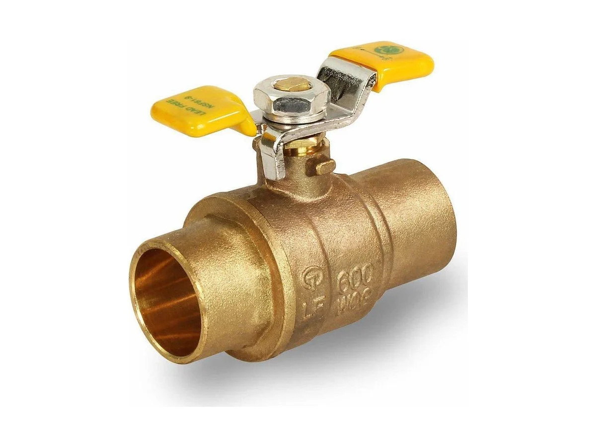 Everflow 615C034-NL Port sweat ball valve