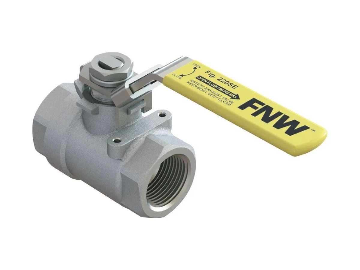 FNW 220SED Safety exhaust ball valve