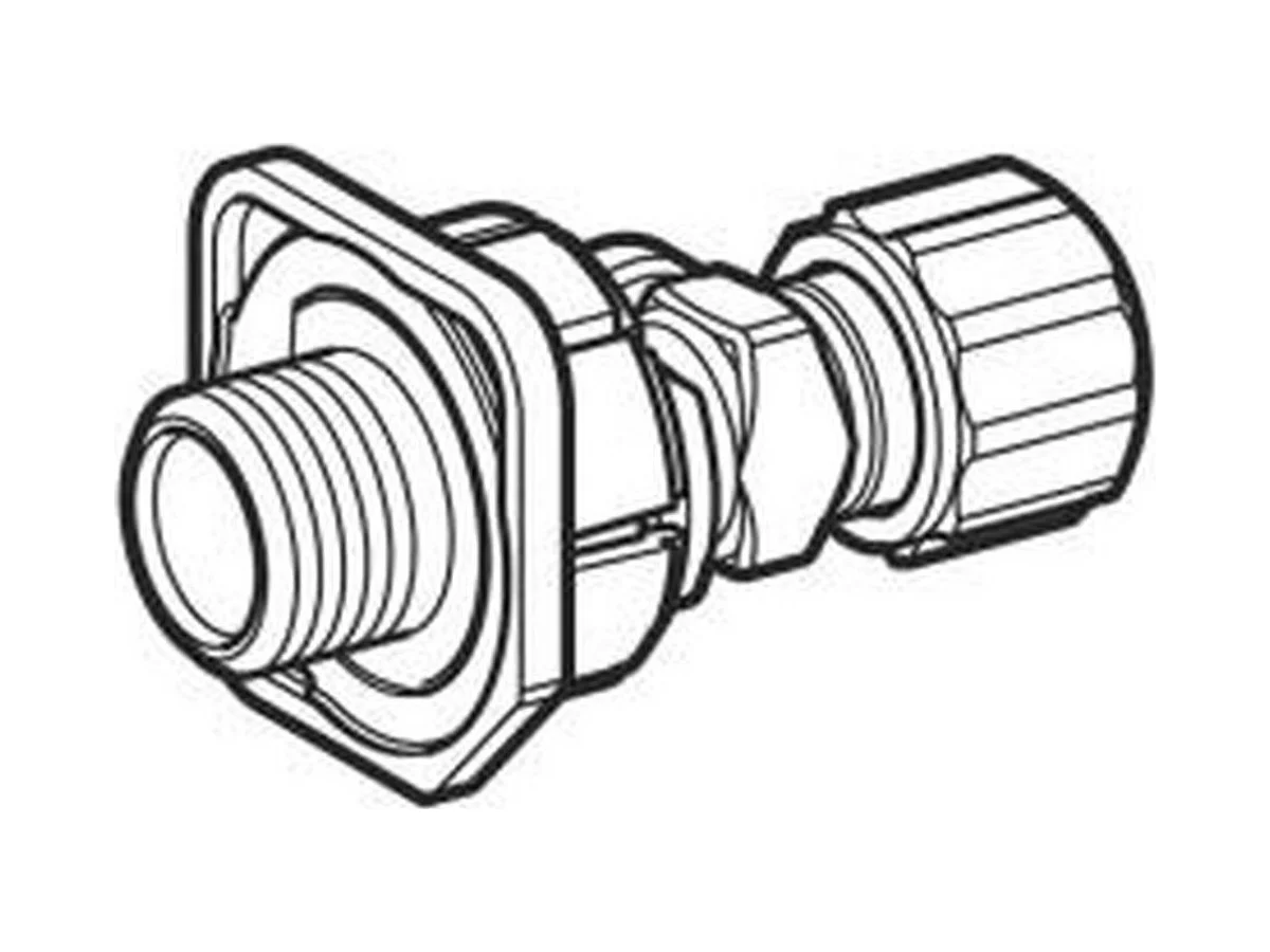 Geberit 240.269.00.1 Stop valve in blue