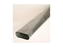 Gray Metal South 5-501-0 Steel oval duct pipe