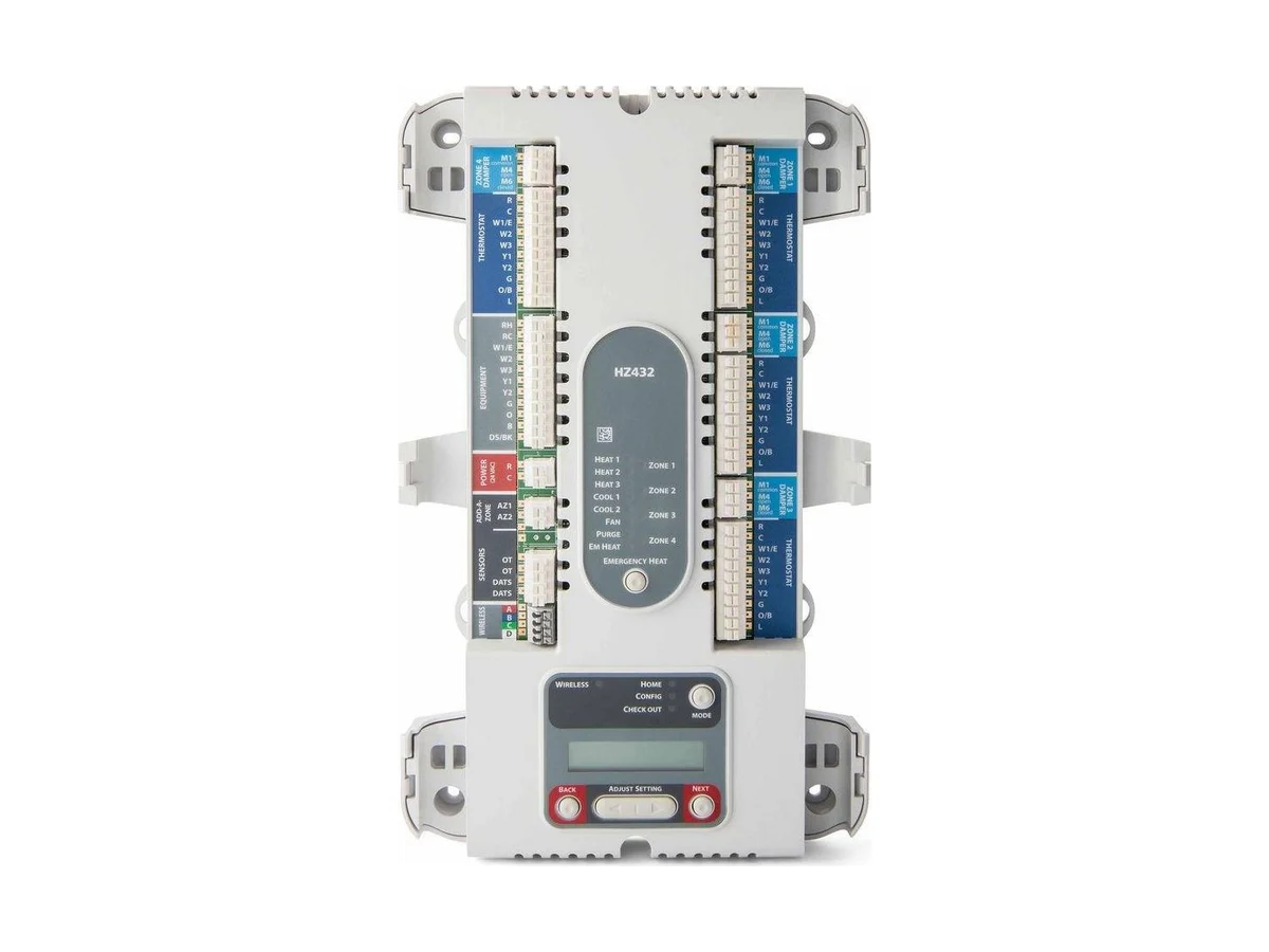 Honeywell Home TrueZone HZ432 Control panel redlink enabled