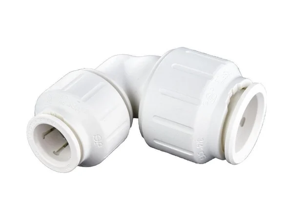John Guest PEI212820 Twist lock valve elbow