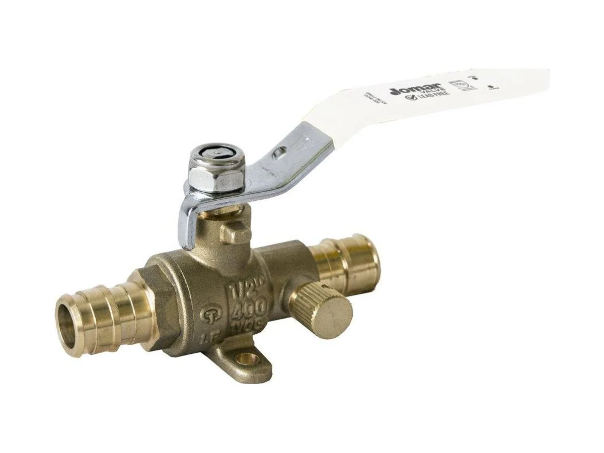Jomar International 104-545PG Port pex ball valve