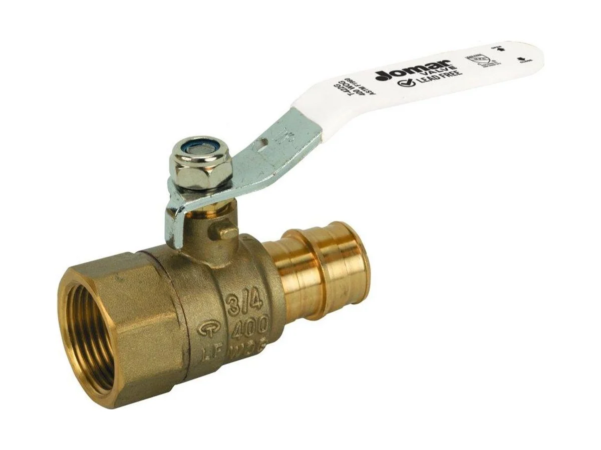 Jomar International 104-555PG X pex ball valve