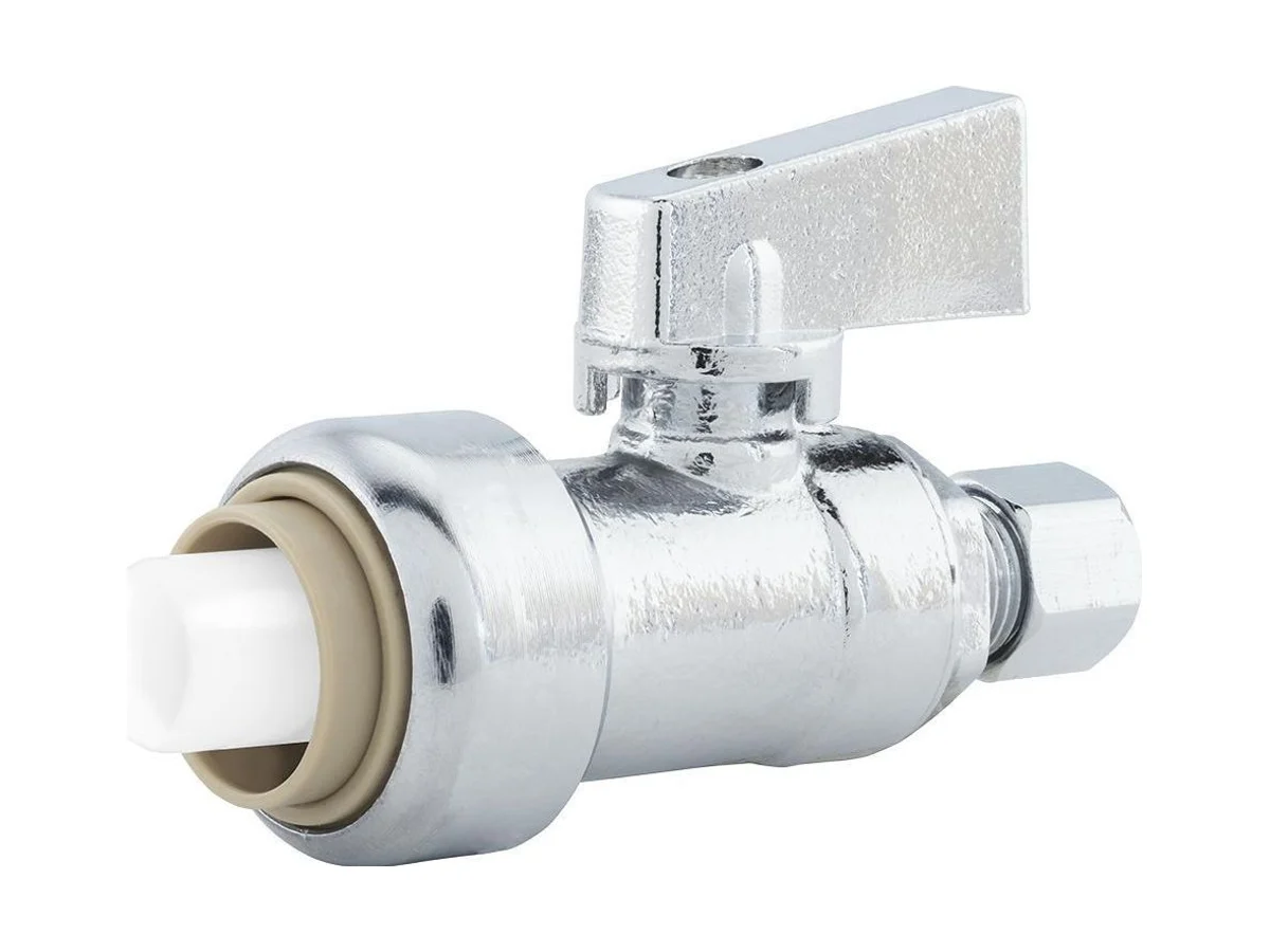 Jones Stephens Plumbite C77475LF Stop valve in chrome