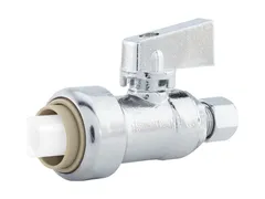 Jones Stephens Plumbite C77475LF Stop valve in chrome