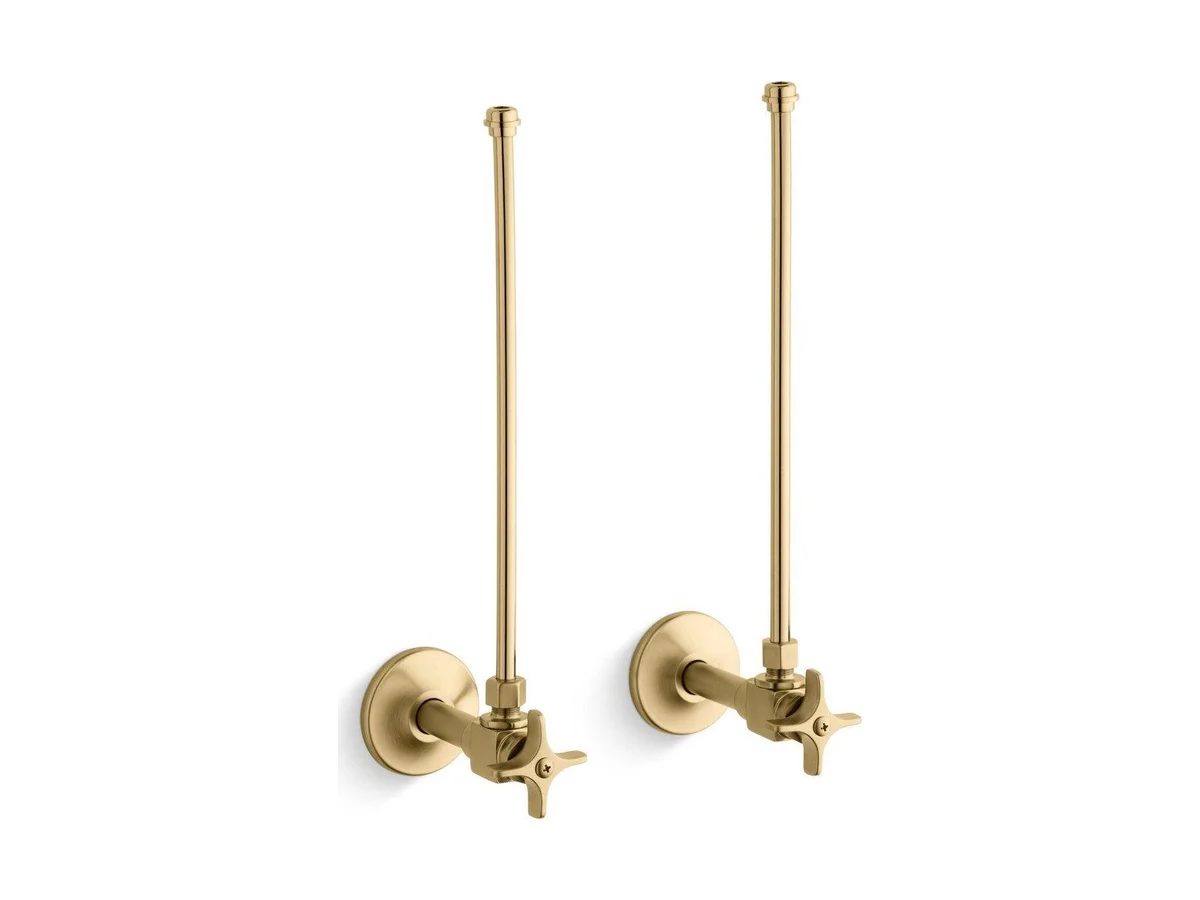 KOHLER Pair 7605-P-2MB Vibrant brushed moderne brass