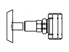 McGuire Manufacturing LFST155LKSB Valve in polished chrome