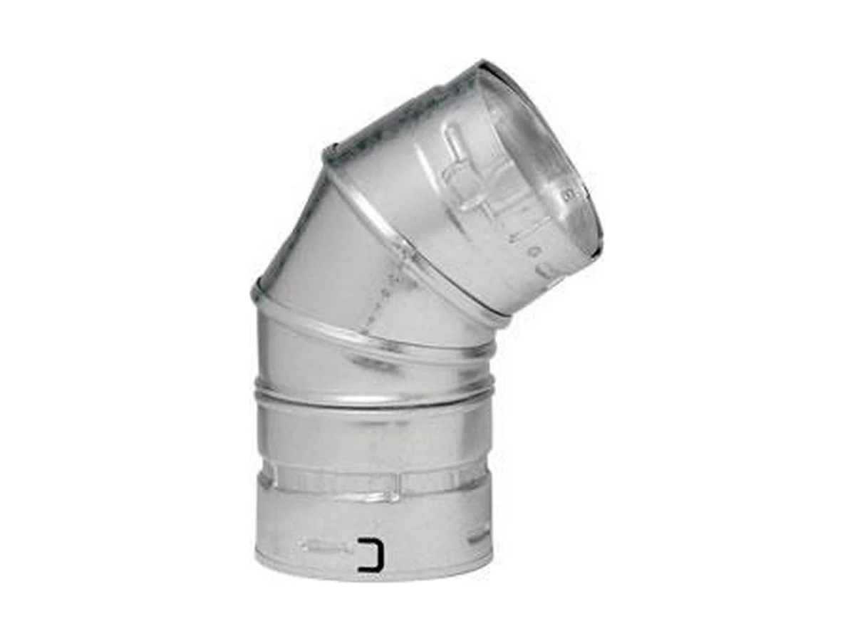 Metal Fab 3M45/60 Degree gas vent elbow