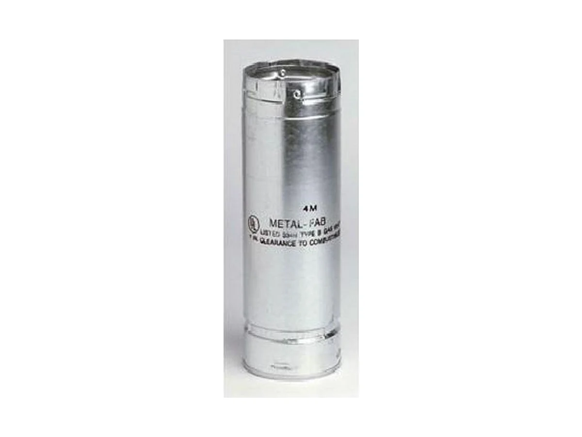 Metal Fab 8M3 B gas vent pipe