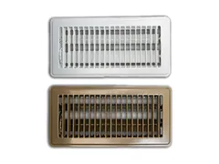Metal Fab MFFR48B Floor register brown steel