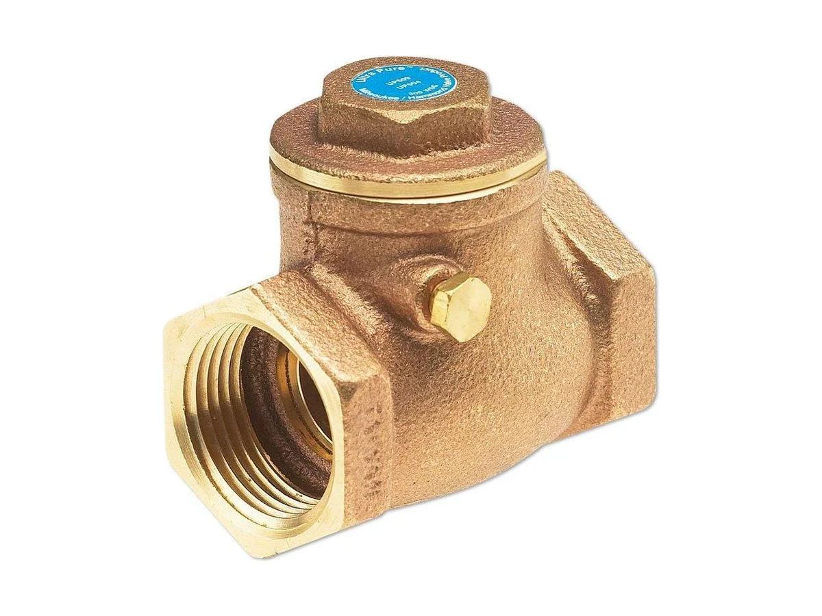 Milwaukee Valve Ultra Pure UP509 - 12 Threaded swing check valve