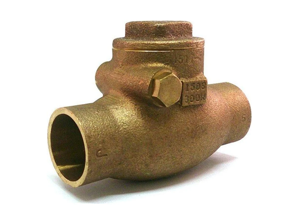 Milwaukee Valve 1510T - 200 Bronze solder check valve