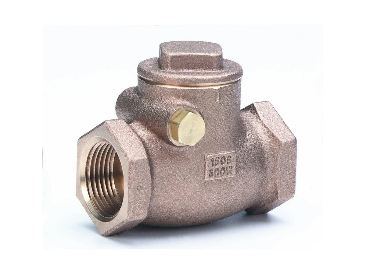 Milwaukee Valve 510T - 114 Bronze threaded check valve